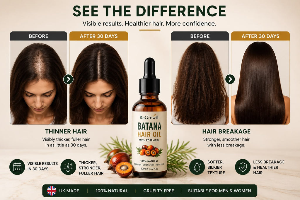 ReGrowth™ Pure Batana Hair Oil with Rosemary — 60ml