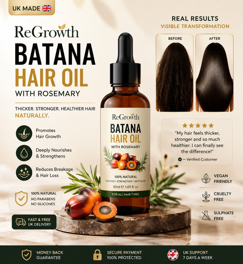 ReGrowth™ Pure Batana Hair Oil with Rosemary — 60ml