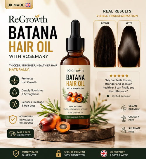 ReGrowth™ Pure Batana Hair Oil with Rosemary — 60ml