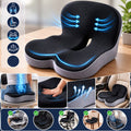 OrthoEase™ Orthopedic Memory Foam Seat Cushion — Tailbone & Sciatica Relief