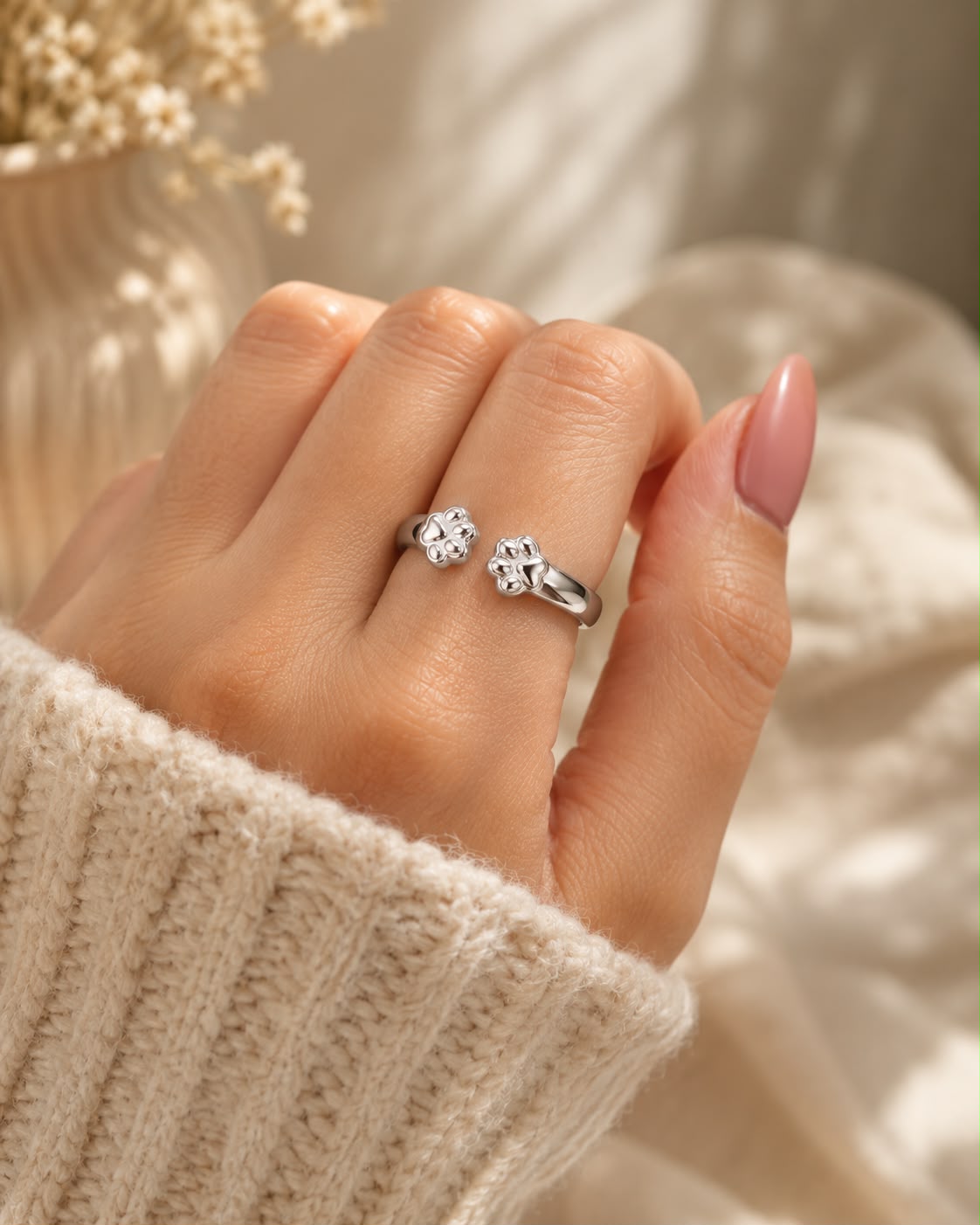 ForeverPaws™ Paw Hug Ring - For Pet Parents