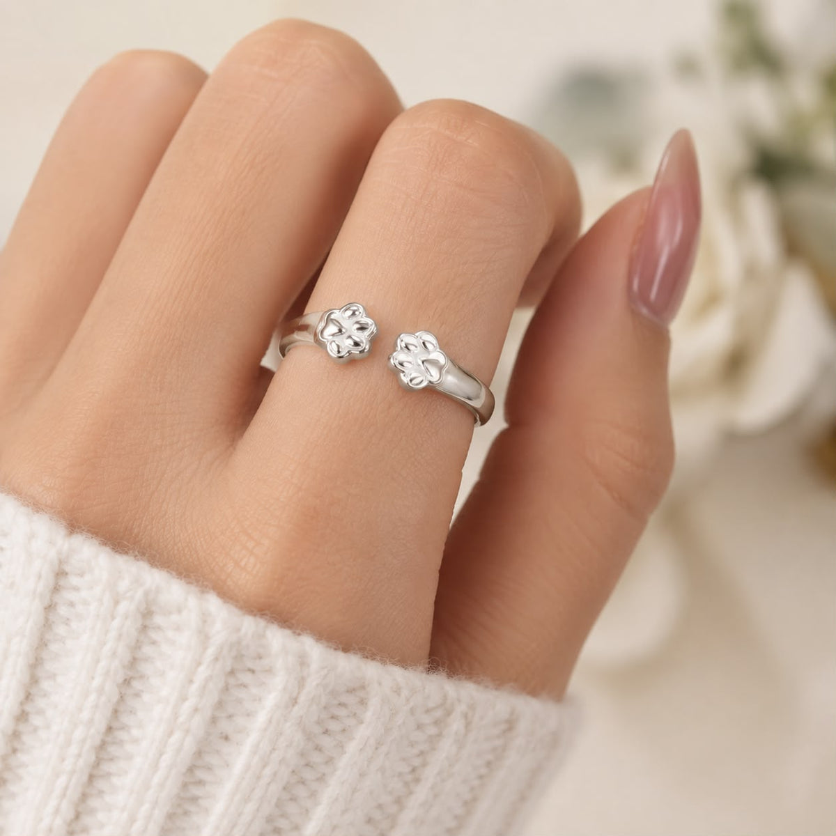 ForeverPaws™ Paw Hug Ring - For Pet Parents